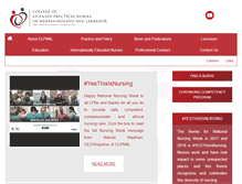 Tablet Screenshot of clpnnl.ca
